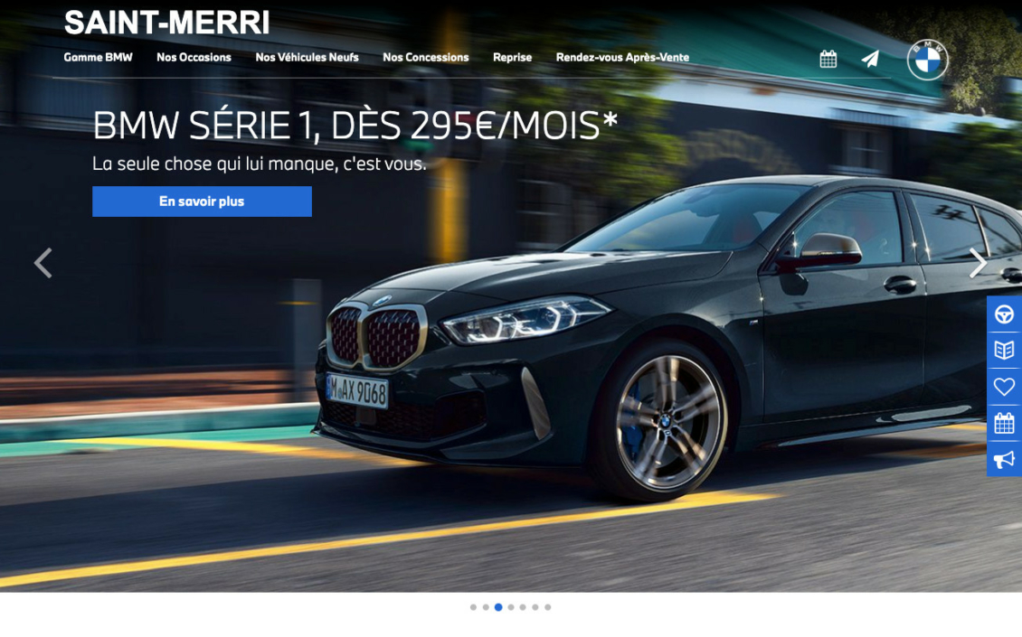 Site vitrine concessions BMW – MINI